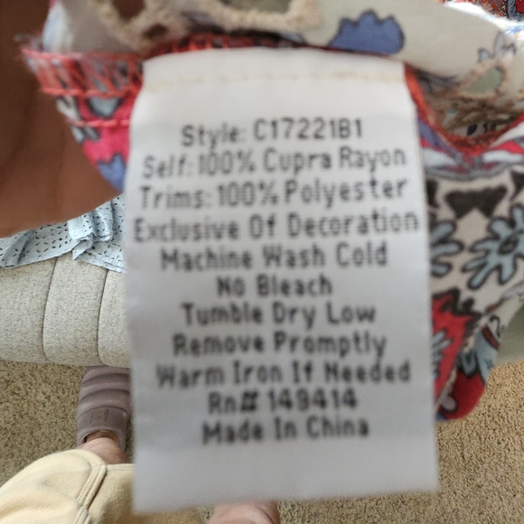 Johnny Was Multicolor Embroidered Blouse - Picture 10 of 10